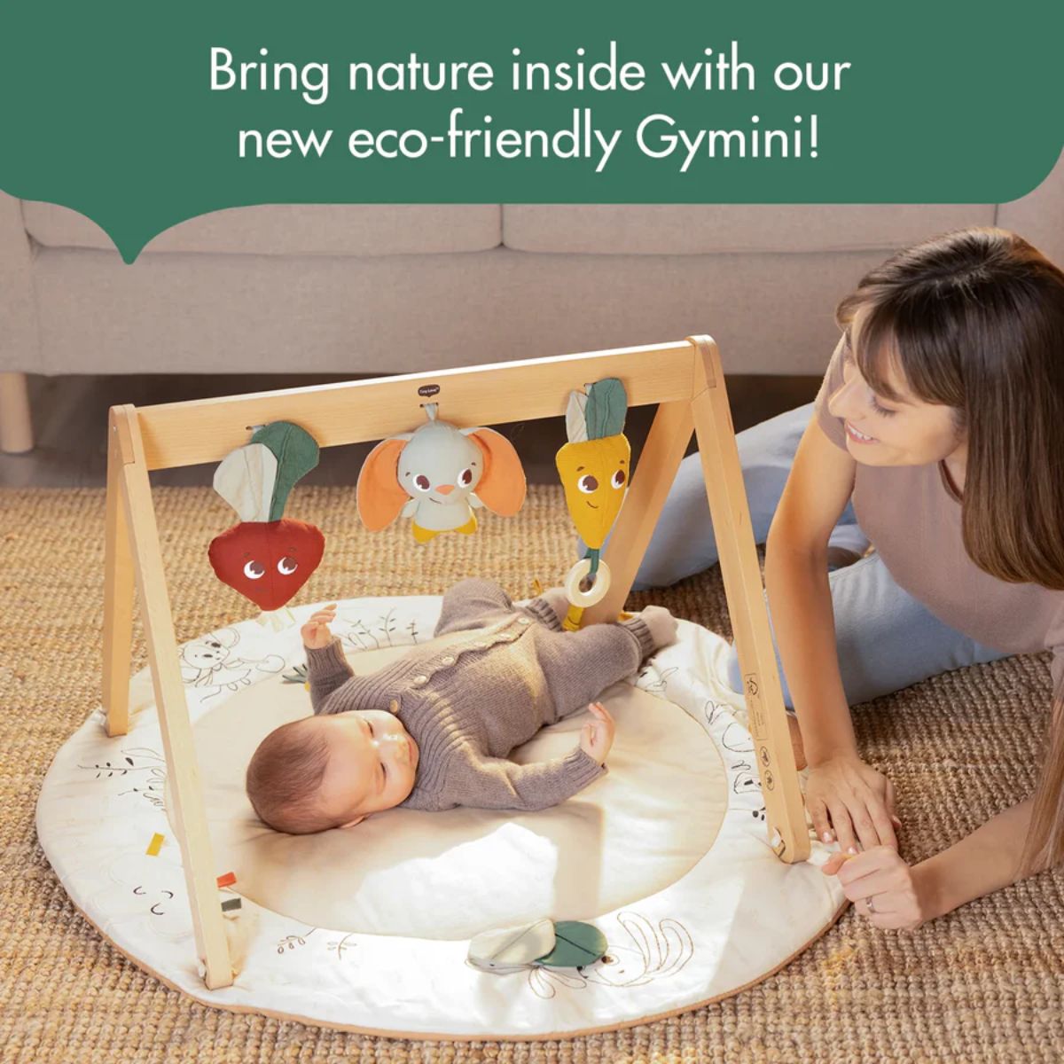 Tapete De Atividades Gymini Luxe Tiny Love Garden of Adventures - Adaptable and Eco Friendly
